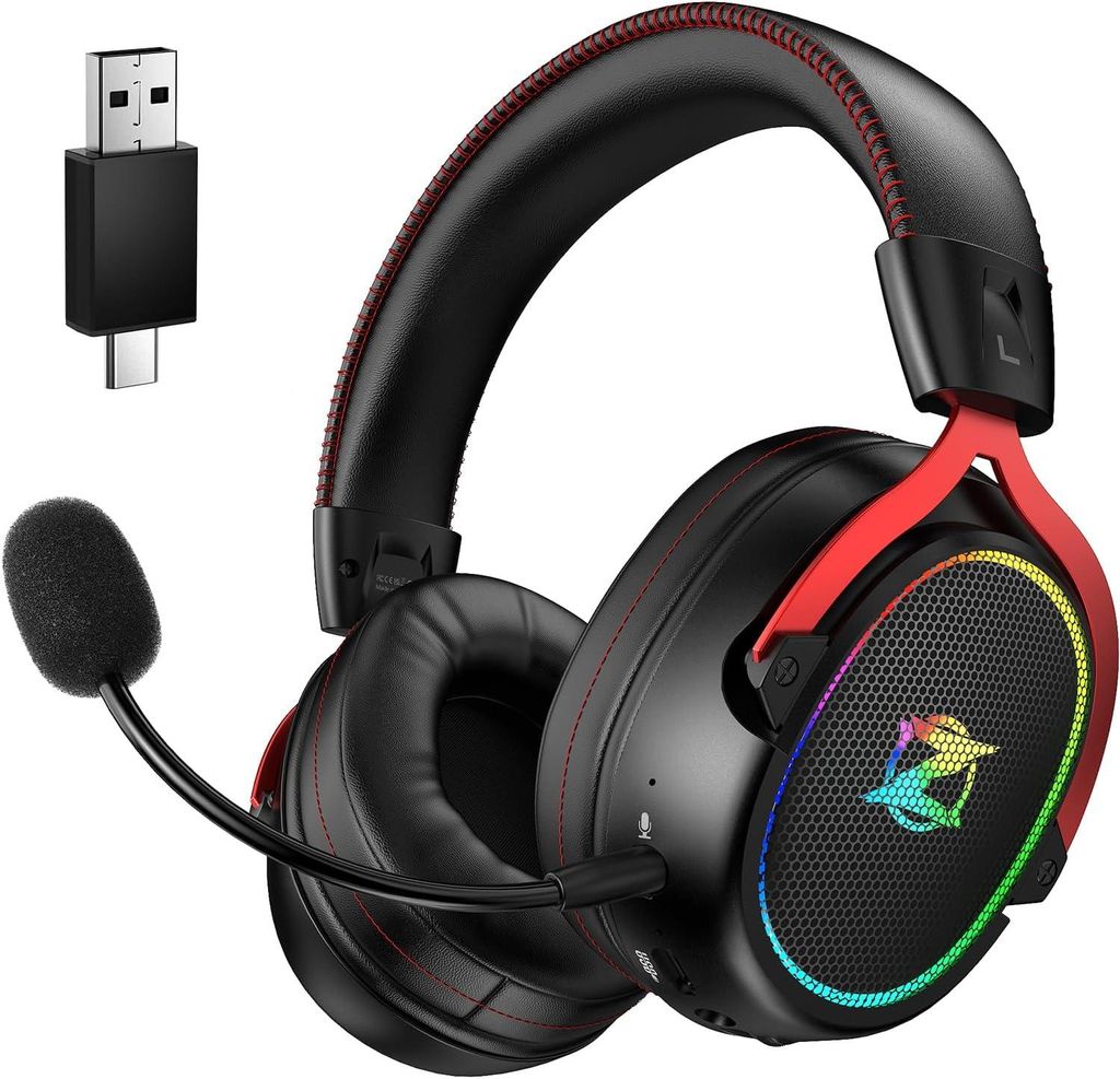 Kabelloses Gaming-Headset 2,4 GHz mit Mikrofon, 7.1 Produktbild 