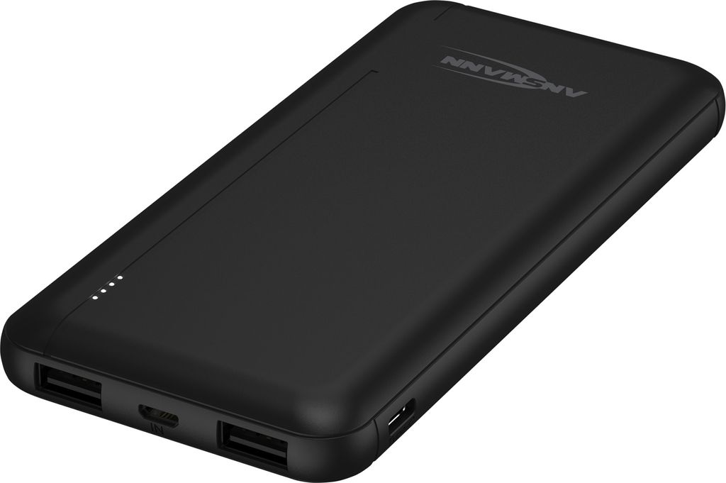 ANSMANN Powerbank 10000mAh 2-Port Power Bank mit LED Produktbild 
