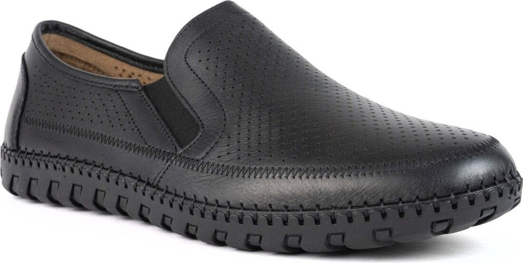 La Conte Herren Mokassins LAC6024-25101 Farbe: Schwarz Größe: 46