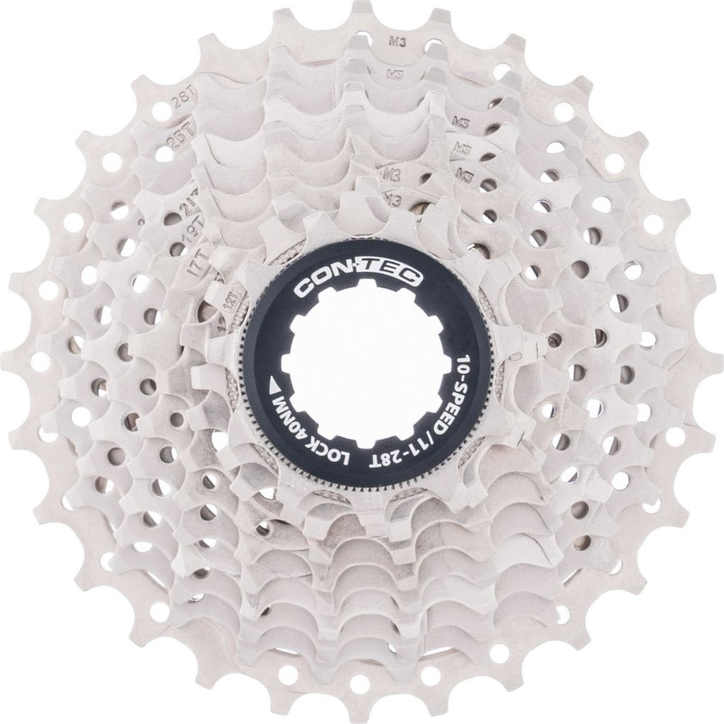 Contec Grad-Kassettenritzel CT-Kassette Grad 11-28t 10sp sil. schwarz