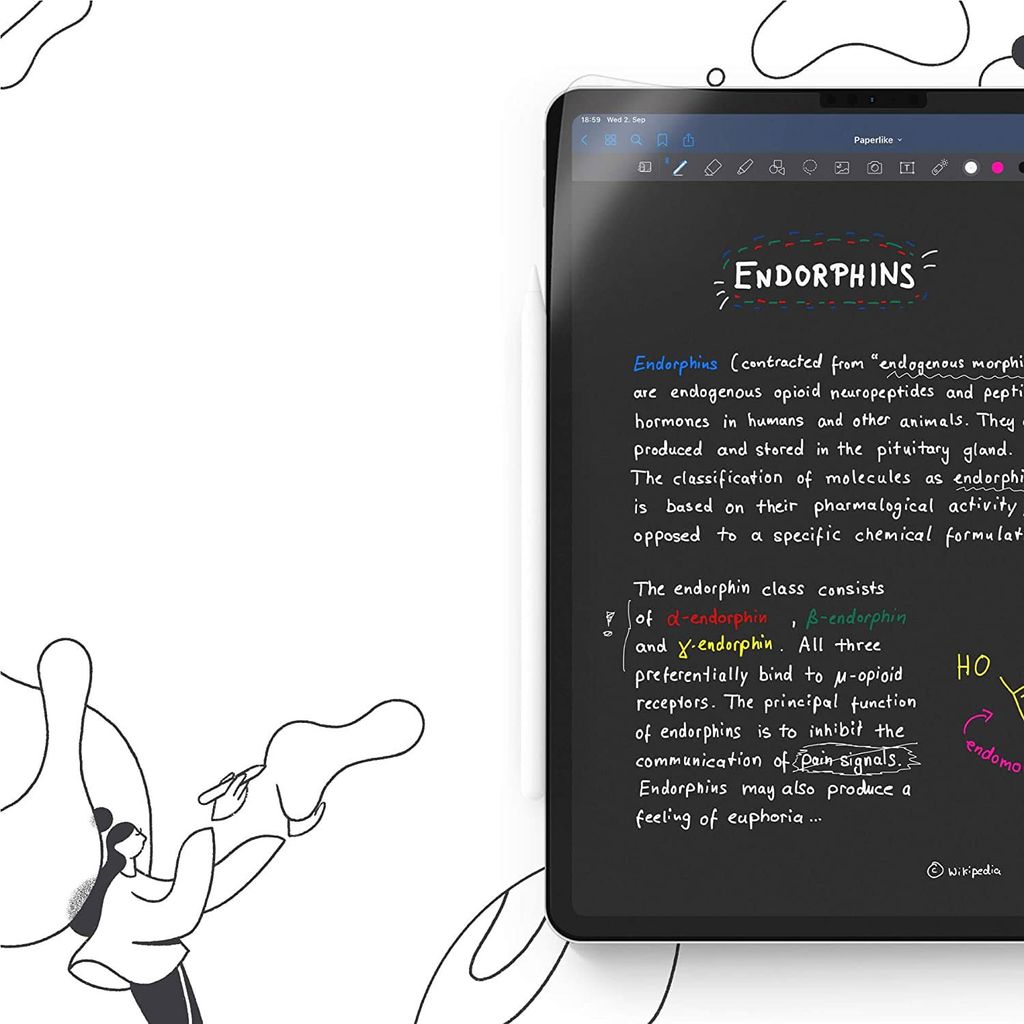Paperlike iPad Screen Protector voor iPad 10.2'' (2019) Produktbild 14