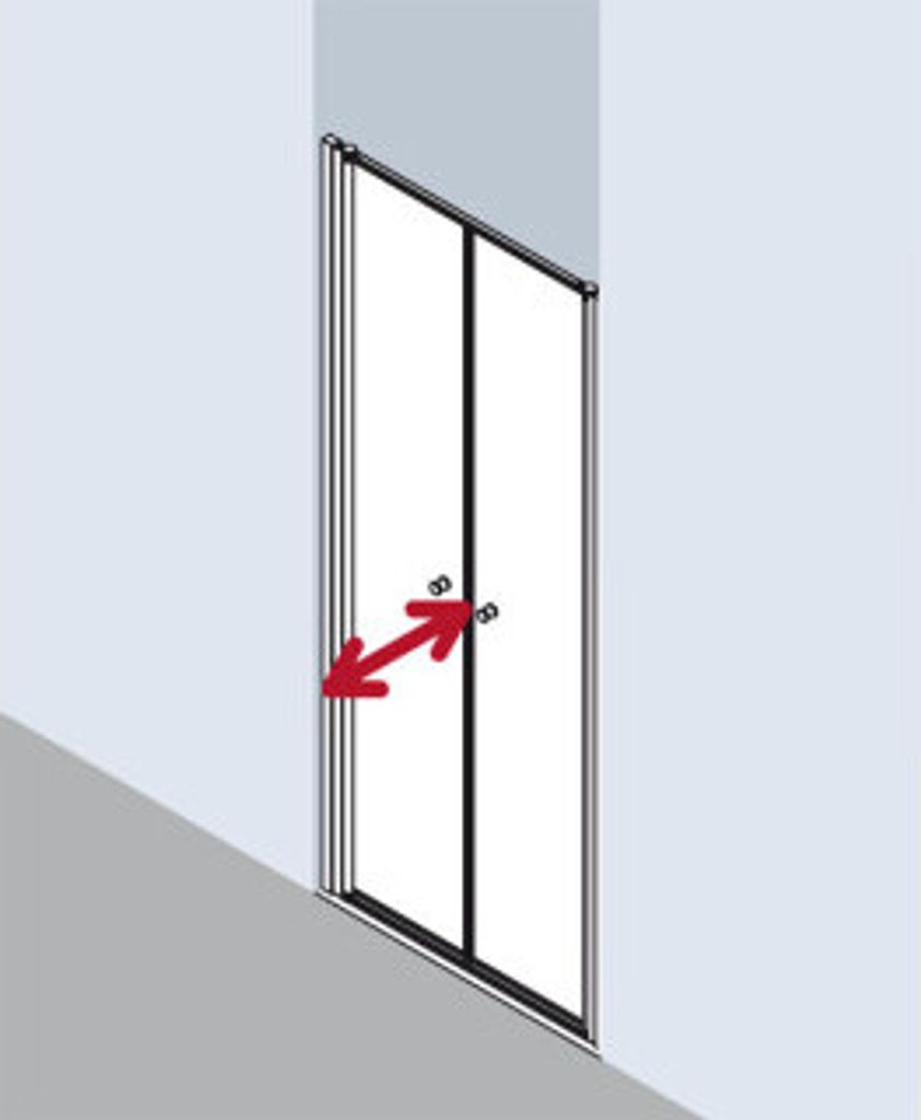 Kermi I2PTD090181YK Pendeltür Ibiza 2000 PTD 0900x