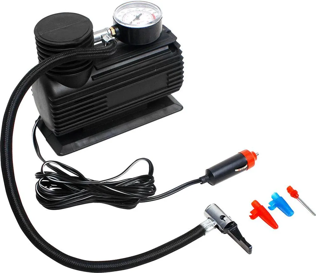 Compressore Portatile APA EUFAB 21066 12V 17 Bar per Auto e Bici