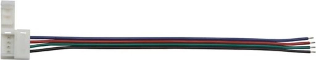 Velleman KABEL MIT 1 PUSH-STECKVERBINDER FÜR FLEXIBLE LED-STREIFEN - RGB-FARBE - 10 mm