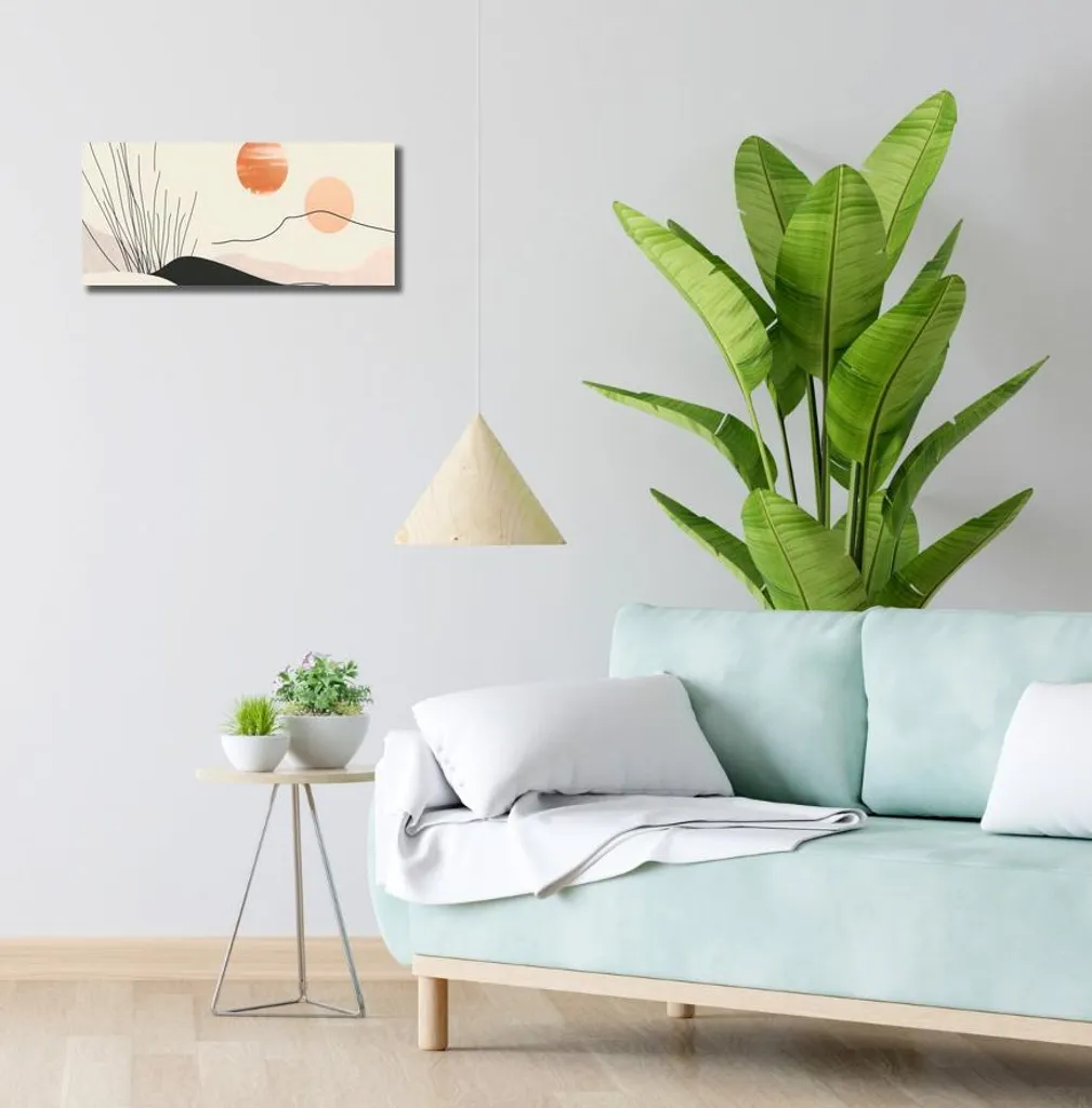Quadro 50x20 cm Morbida collina - 2