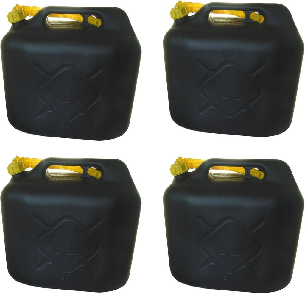Kraftstoffkanister Benzinkanister 4x10L - Reserve Kanister für Benzin und Diesel