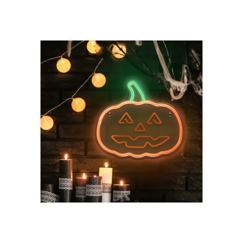 INFUNLY Kit Da Ricamo Halloween Per Principianti - Punto Croce Con Zucche E Gatti, 30x30 Cm, Include Tela, Fili, Aghi E Istruzioni - 4