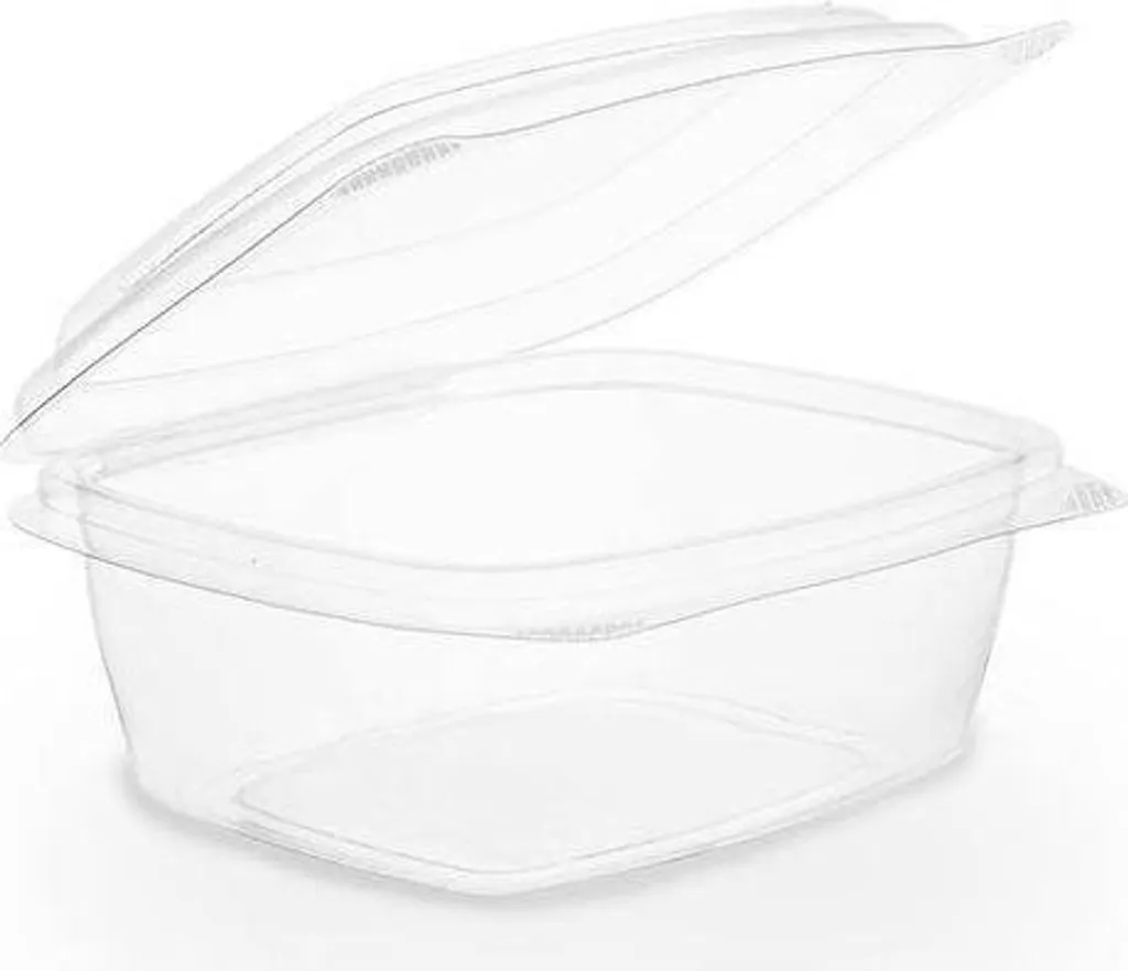Barquette écologique en PLA avec couvercle hermétique de 250 ml