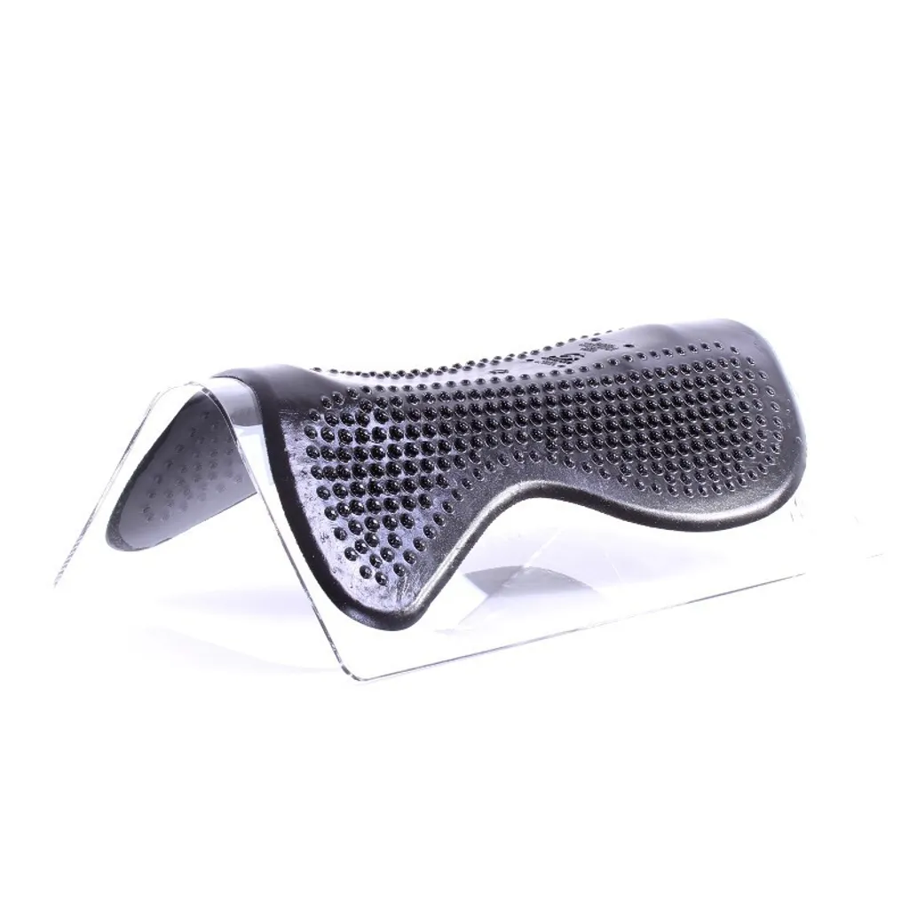 Gel-Pad Massage Acavallo noir sans rehaussement amortissant et ventilé