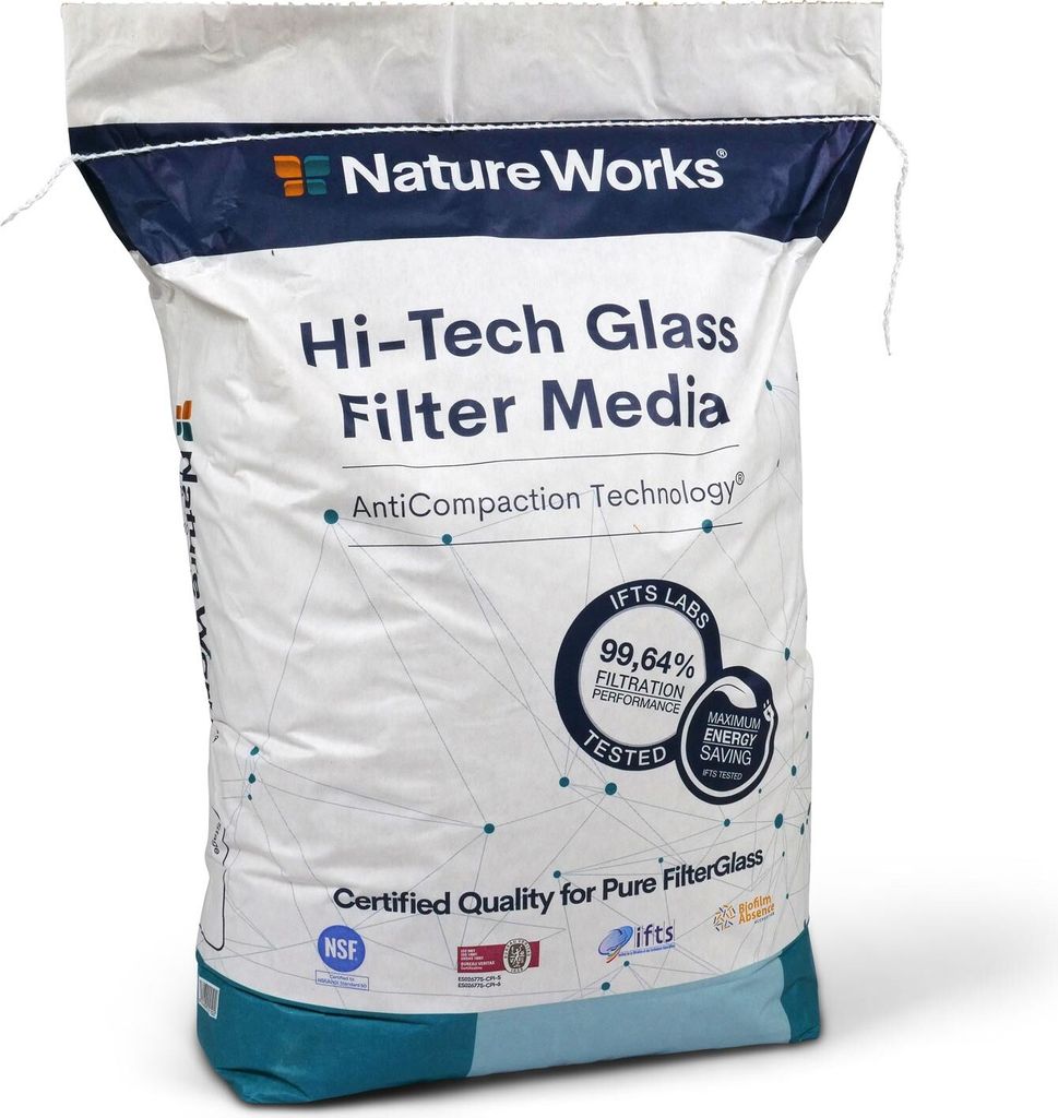 Nature Works Hi-Tech Glas Filtermedium, Korngröße 0,6 - 1,2 Produktbild 