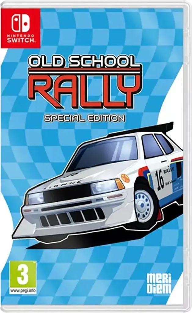 Nintendo Switch Old School Rally Special Edition PAL Trasparente