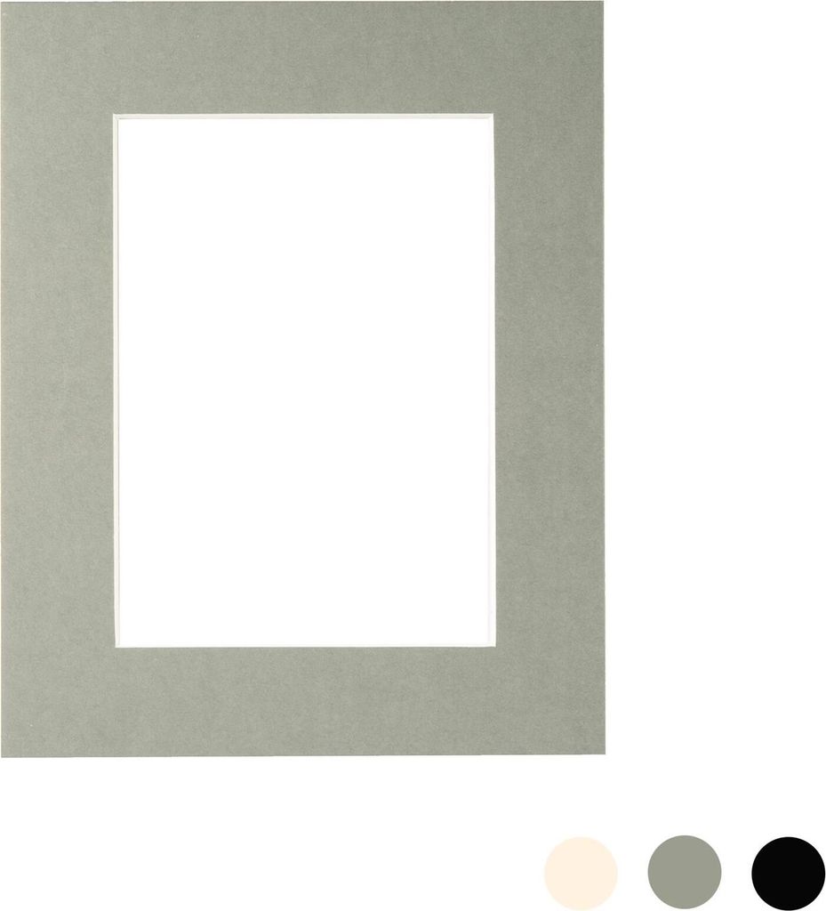 Nicola Spring Bild Foto Mount - To Fit Frame-Größe 8 x 10 für Bildgröße 5 x 7 - Grau
