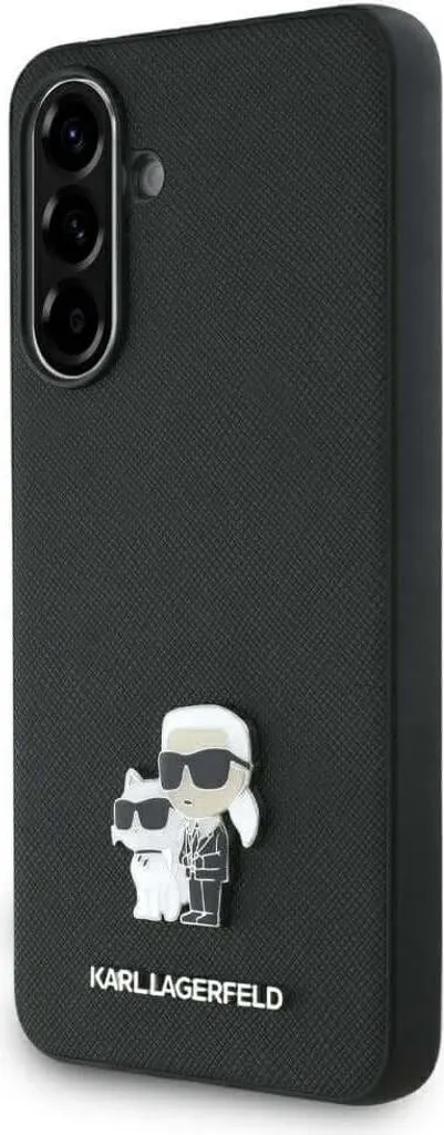 Etui Karl Lagerfeld Saffiano W/ K&C Metal Logo Do Samsung Galaxy A36 Czarny