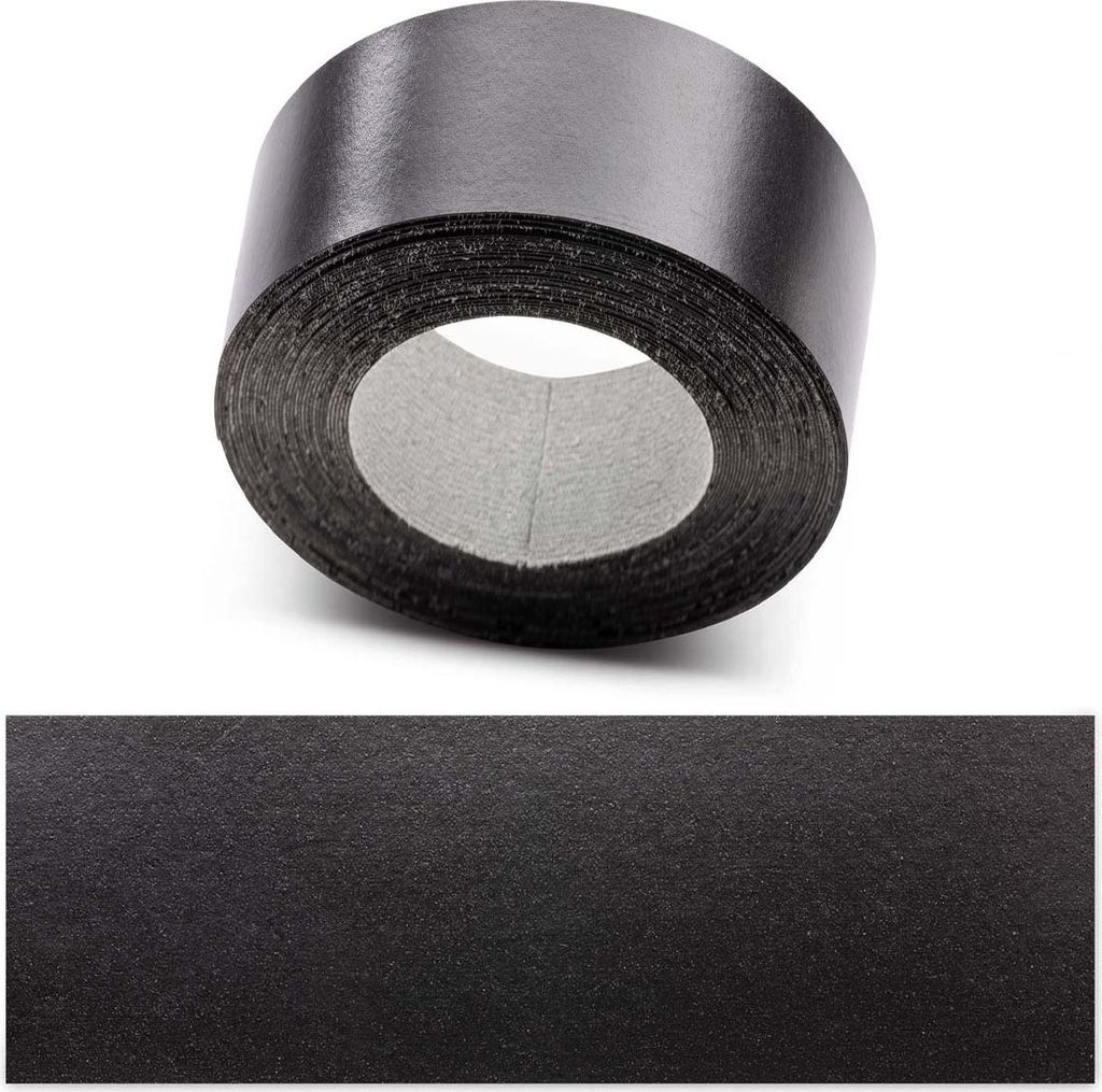 ben+camilla.com Kantenumleimer | Schwarz 60 mm x 25 m | Sicherer, bequem, Profi Material