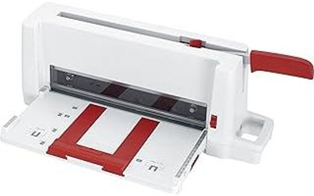 IDEAL 3006 Schneidemaschine für Papier, Flyer, Präsentationen, Einladungskarten – DIN A4, bis 60 Blatt, 300?mm Schnittlänge, LED-Schnittlinien...