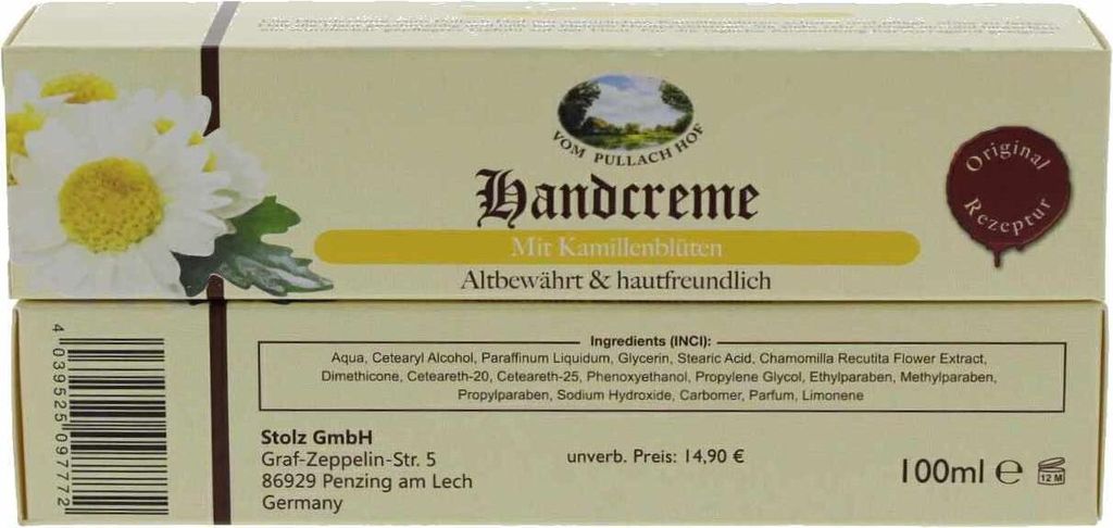 Krém na ruce s květy heřmánku 100 ml Obrázek produktu 