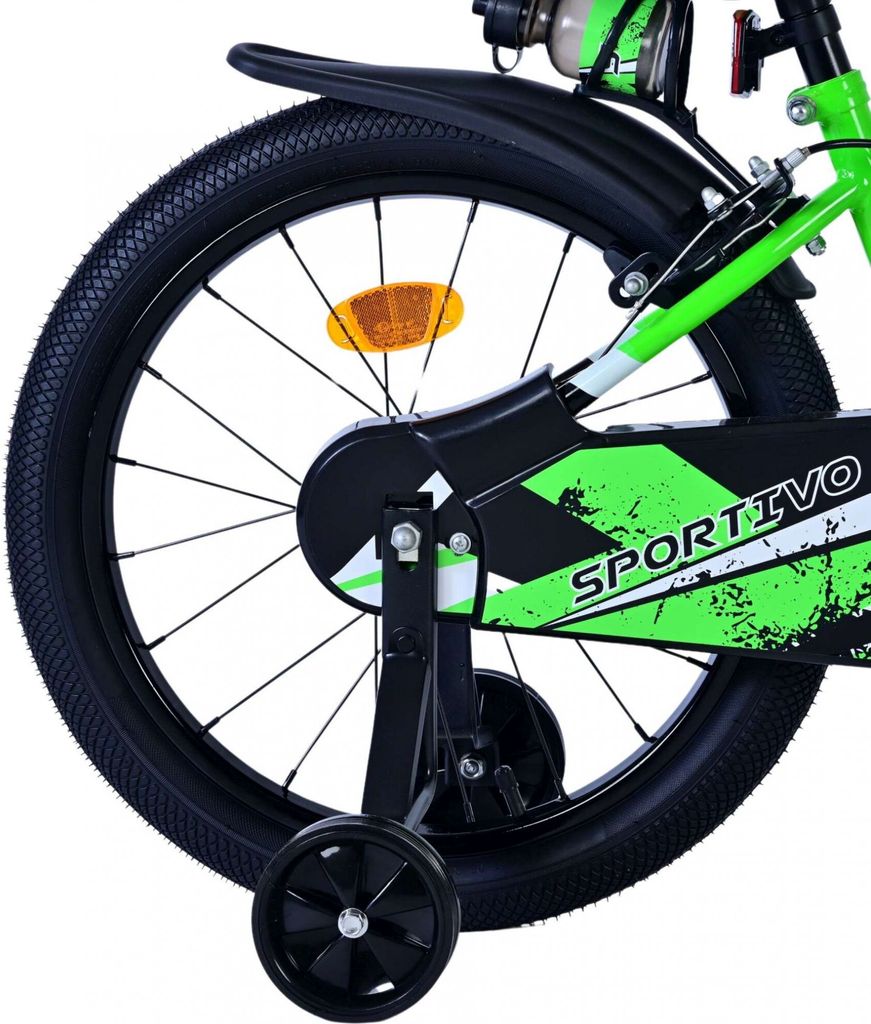 Volare Sportivo Kinderfahrrad für Jungen - 18 Zoll in Grün Produktbild 2