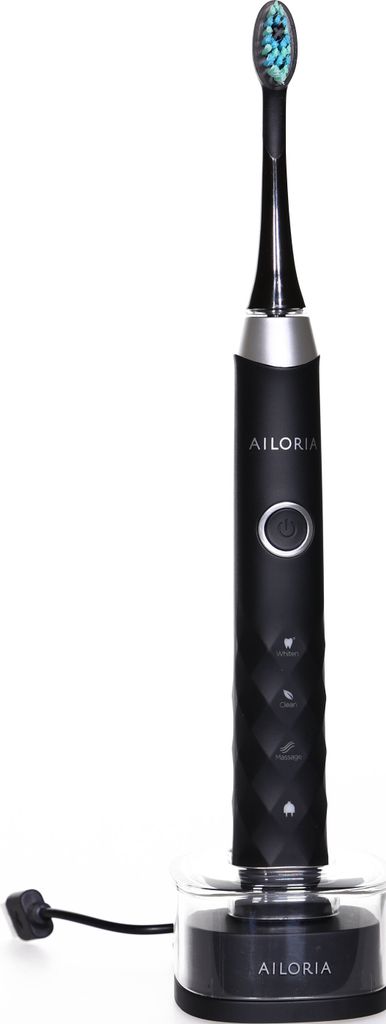 AILORIA SHINE BRIGHT - USB-Schallzahnbürste SCHWARZ Produktbild 