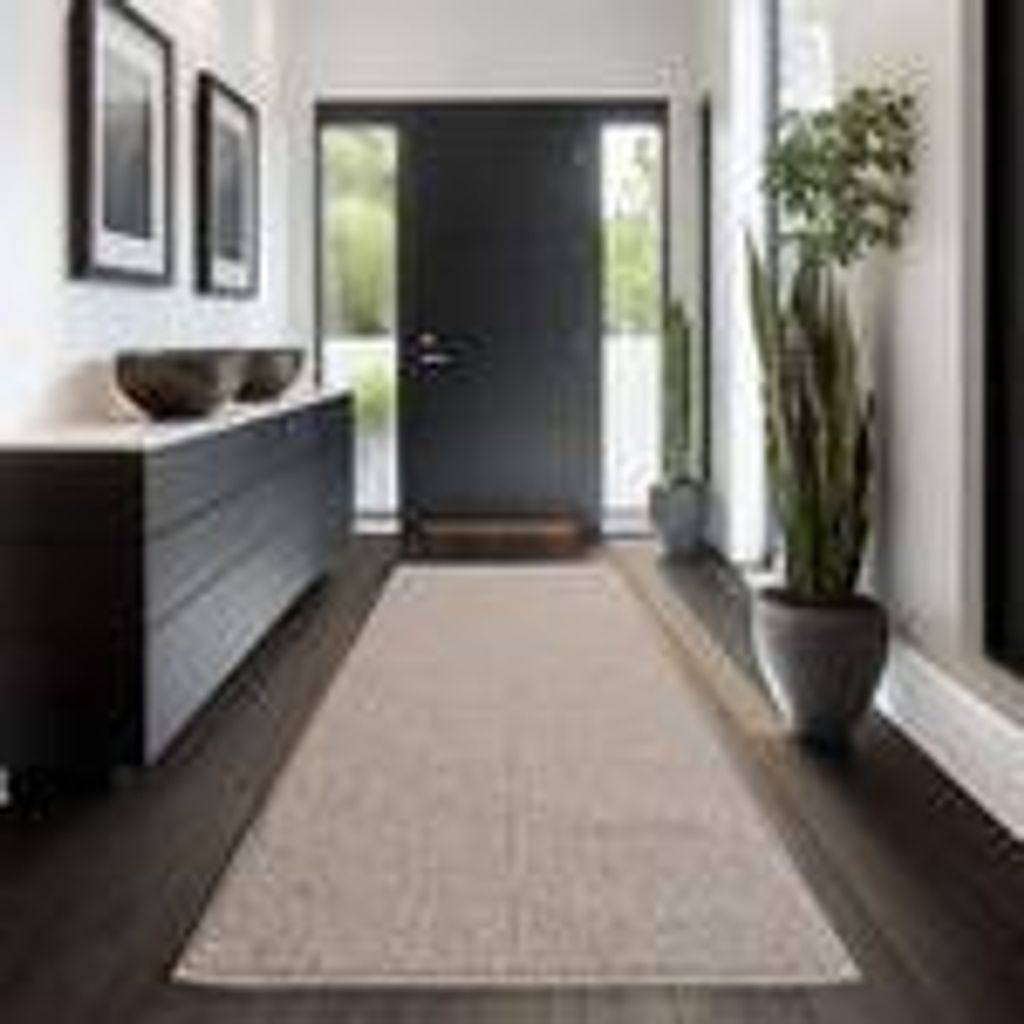Bouclé Teppich Carpettex für Wohnzimmer Schlafzimmer Büro weich pflegeleicht strapazierfähig modern , Größe : 80 x 150 cm , Farbe : Beige-1