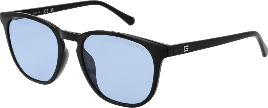 Lunettes de soleil Guess GU00061 01V 53 Monture Noire Verres Bleus