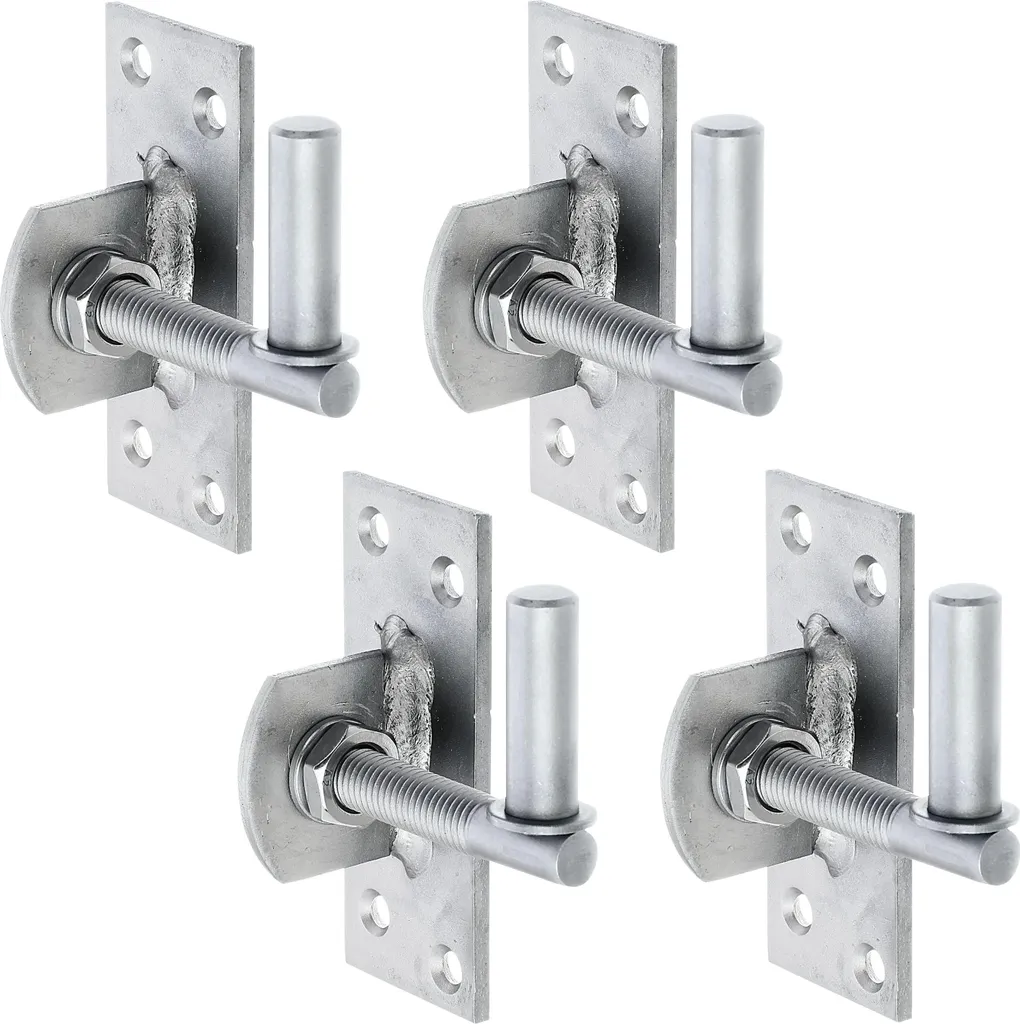 Corriger l'alignement d'un portail avec le gond inox réglable Alberts