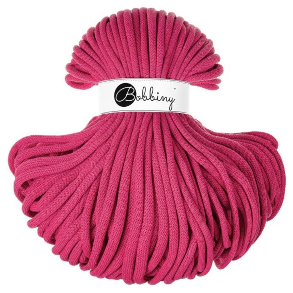 Bobbiny Jumbo Baumwollseil 9mm, Dopamine Pink, 100m - Produktbild 