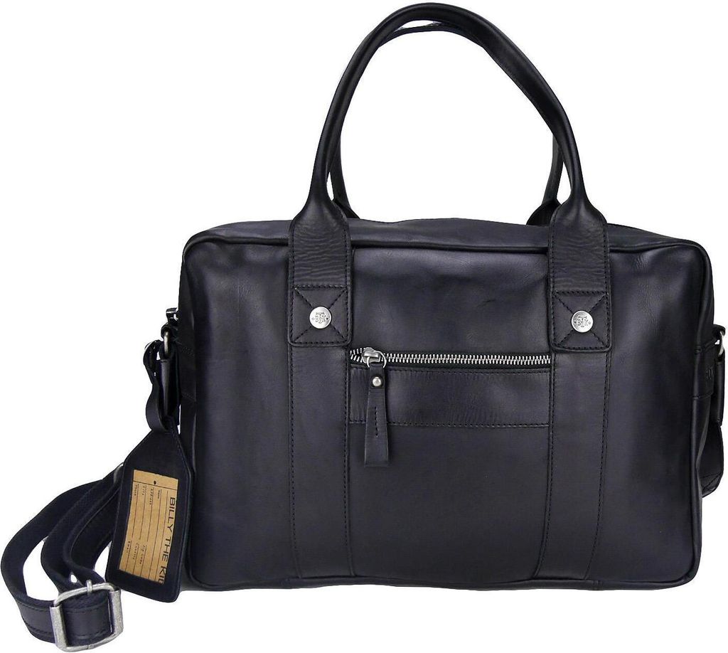 Billy the Kid Nasty Cowboys Madison Aktentasche Leder 37 cm Laptopfach