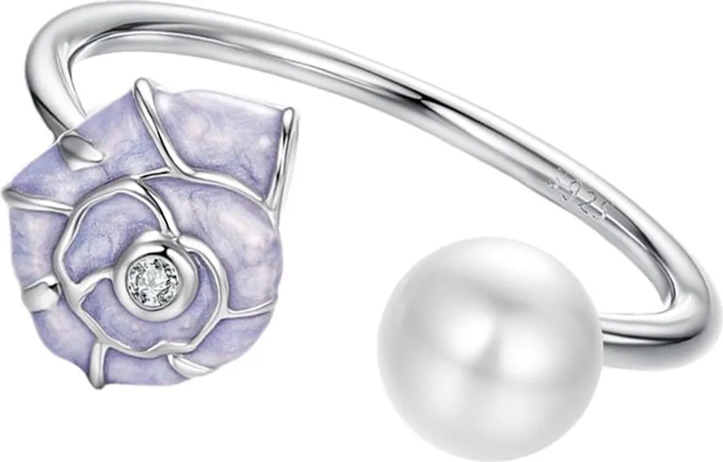 Anello Argento 925 con Perla di Mare Trusky | Regolabile e Raffinato