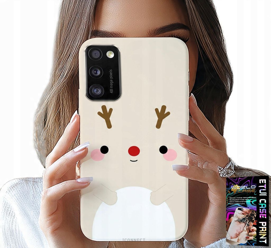 Hülle Für Samsung Galaxy A41 - Rentier, Rentier, Weihnachtsdesigns