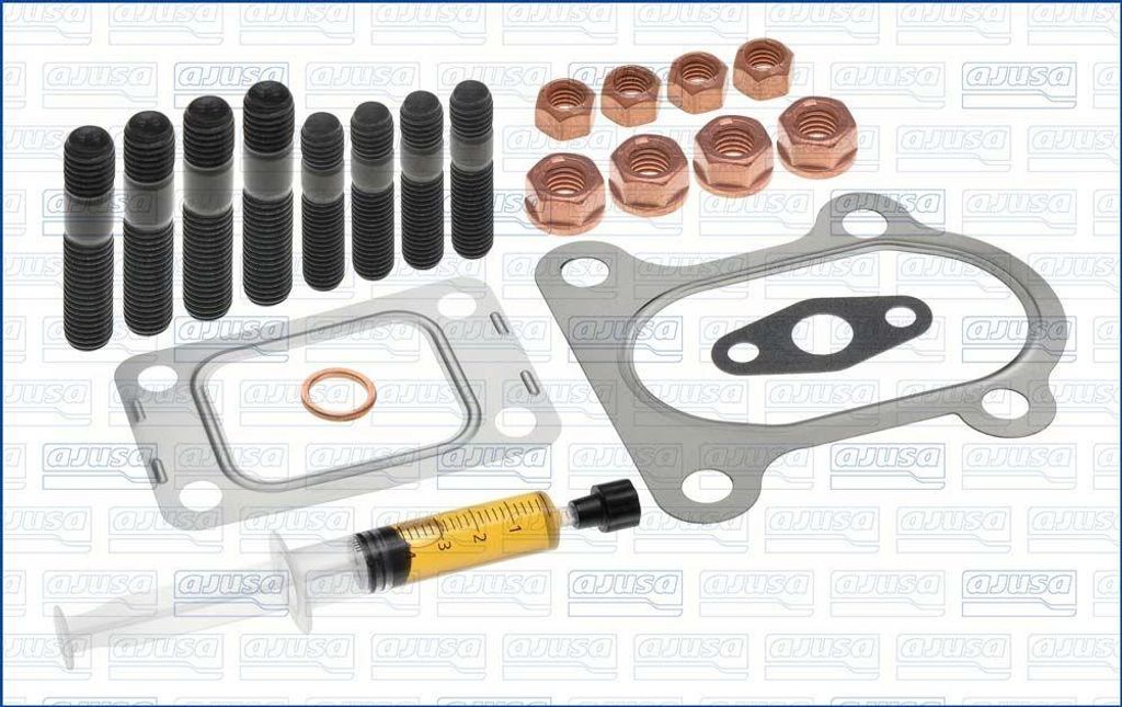 AJUSA JTC11372 Montagesatz Turbolader passend für MERCEDES-BENZ VARIO Kasten/Kombi Vario Pritsche / Fahrgestell VARIO Kipper VARIO Bus VARIO Trieb...