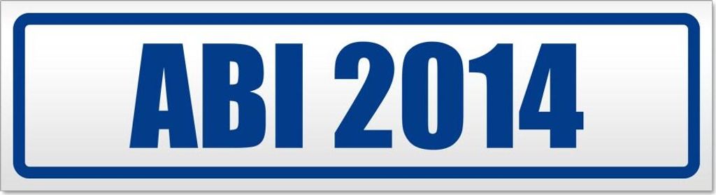 Abi Motiv 2014 Magnetschild Schild magnetisch