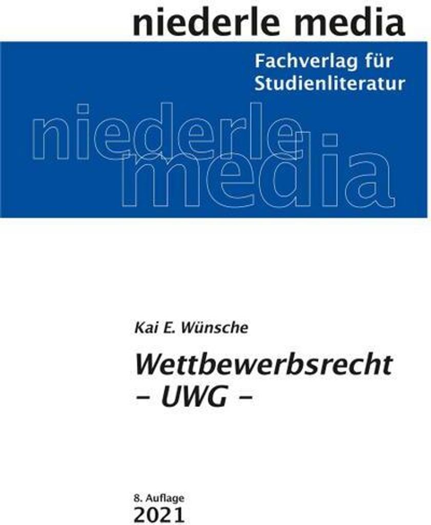 Wettbewerbsrecht - UWG