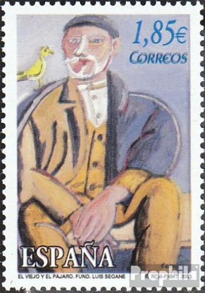 Briefmarken Spanien 2003 Mi 3887 (kompl.Ausg.) postfrisch Luis Seoane