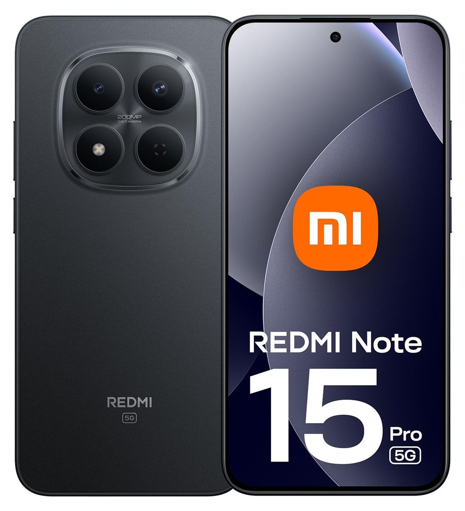 Xiaomi Redmi Note 15 Pro 5G Dual Sim 8GB RAM 512GB - Black Produktbild 