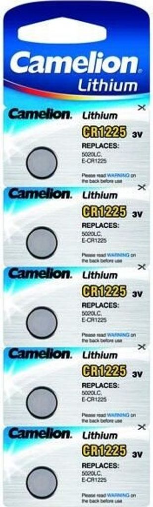 Camelion Lithium Batterie CR1225 3V (5 Stück)