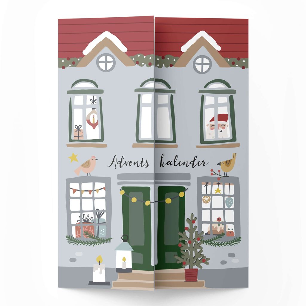 Rubbel Adventskalender zum selber machen "Weihnachtshaus" Produktbild 6