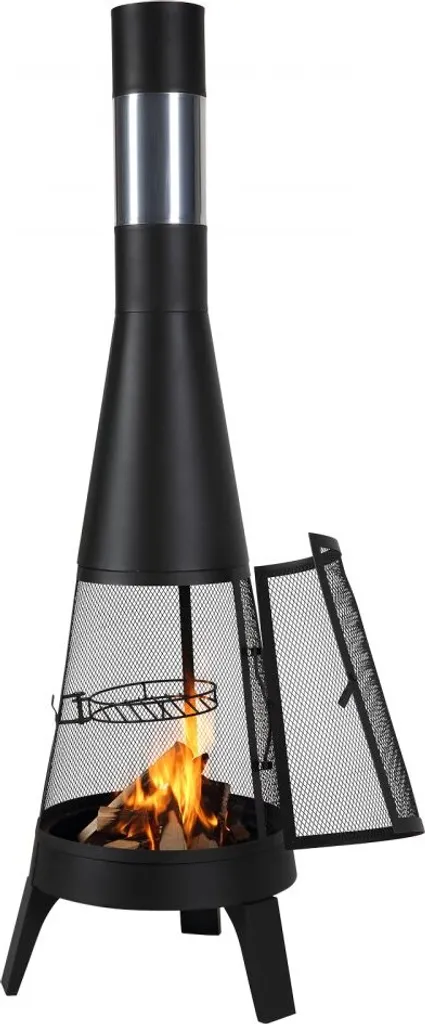 Poêle aztèque extérieur à grande capacité thermique - Dimensions XL - 10