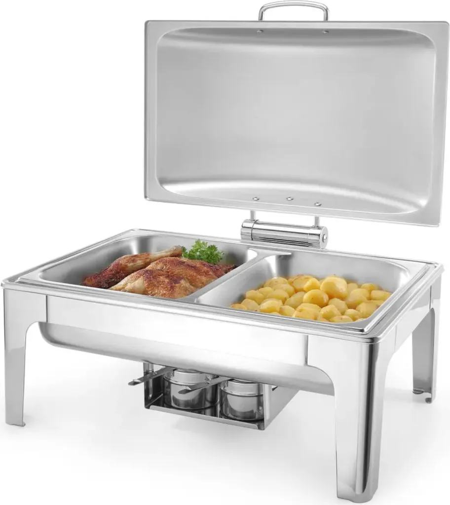 Chauffe-plats compact Hendi 1010488PRZEM en inox haute résistance - 2