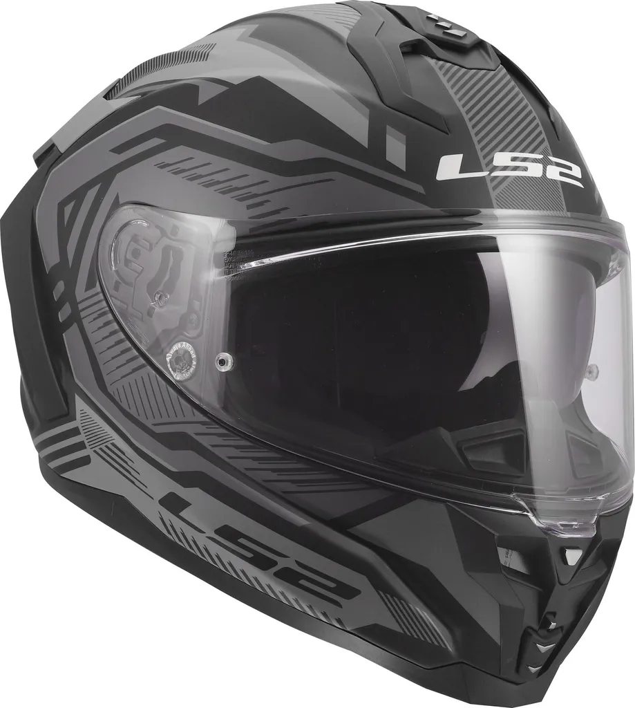 Casque intégral touring LS2 FF817 Challenger II Dravix Gris de taille L