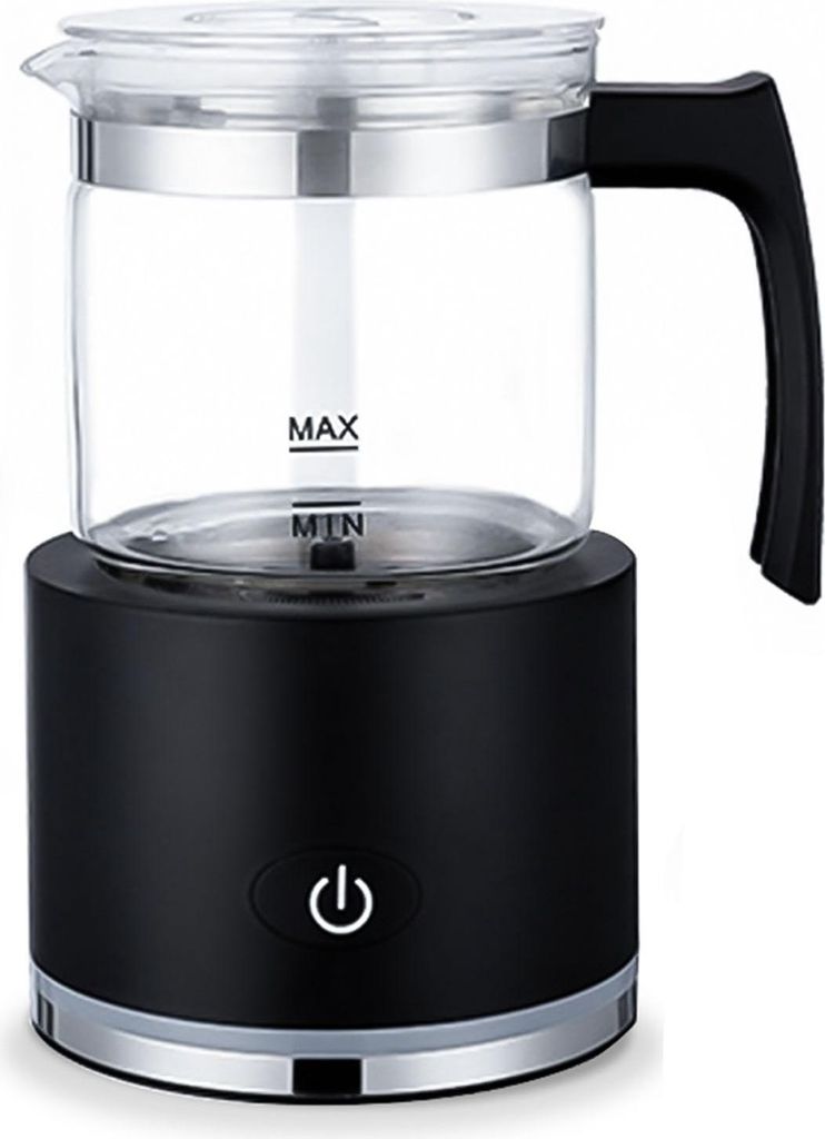 Abnehmbare Milchaufschäumer 8.45oz/250ml Elektrische Milchaufschäumer und Dampfer mit Touch Control 600W Geräuschloser Betrieb 2 in 1 Heiß/Kalt...