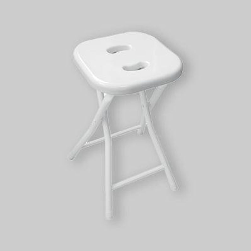 Sgabello Richiudibile Moplen Bianco Immagine del prodotto 