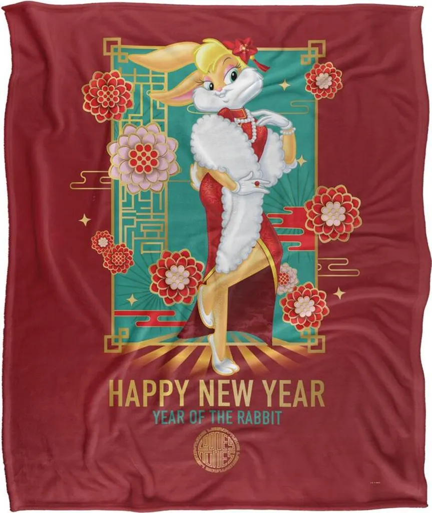 Couverture Douce Looney Tunes Multicolore Edition Nouvel An Chinois
