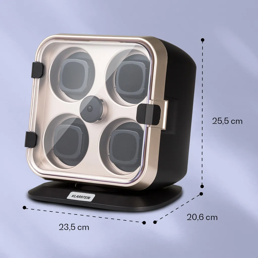 Remontoir Montre Automatique à Moteur Silencieux et 3 Modes Rotation