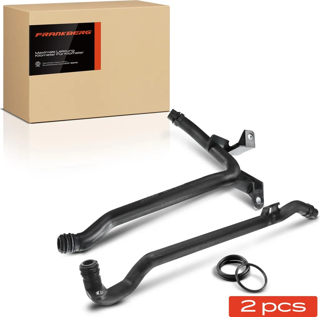Frankberg Kit de 2 Tuyaux Liquide de Refroidissement pour BMW E46 E83