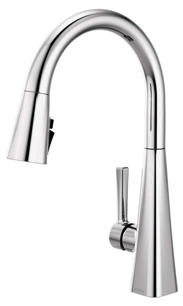 Küchenarmatur Lenta mit ausziehbarem Sprühkopf und magnetischer Docking, Chrom