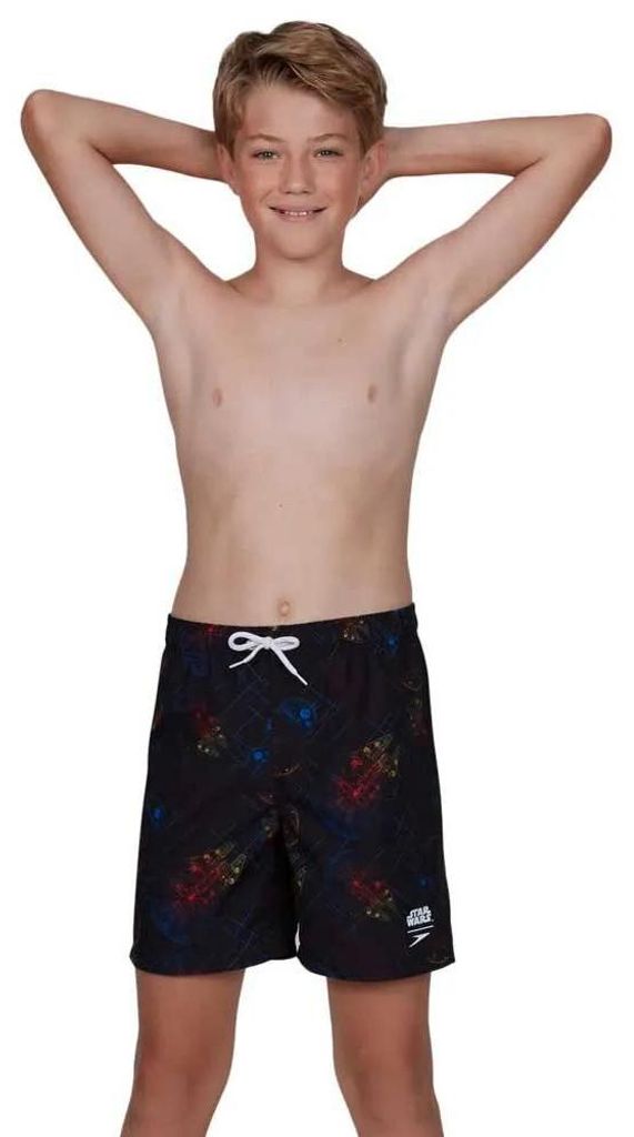 Speedo Star Wars Allover 15 ́ ́ Badeshorts Schwarz 12-13 Years Junge Schwarz 12-13 Years
