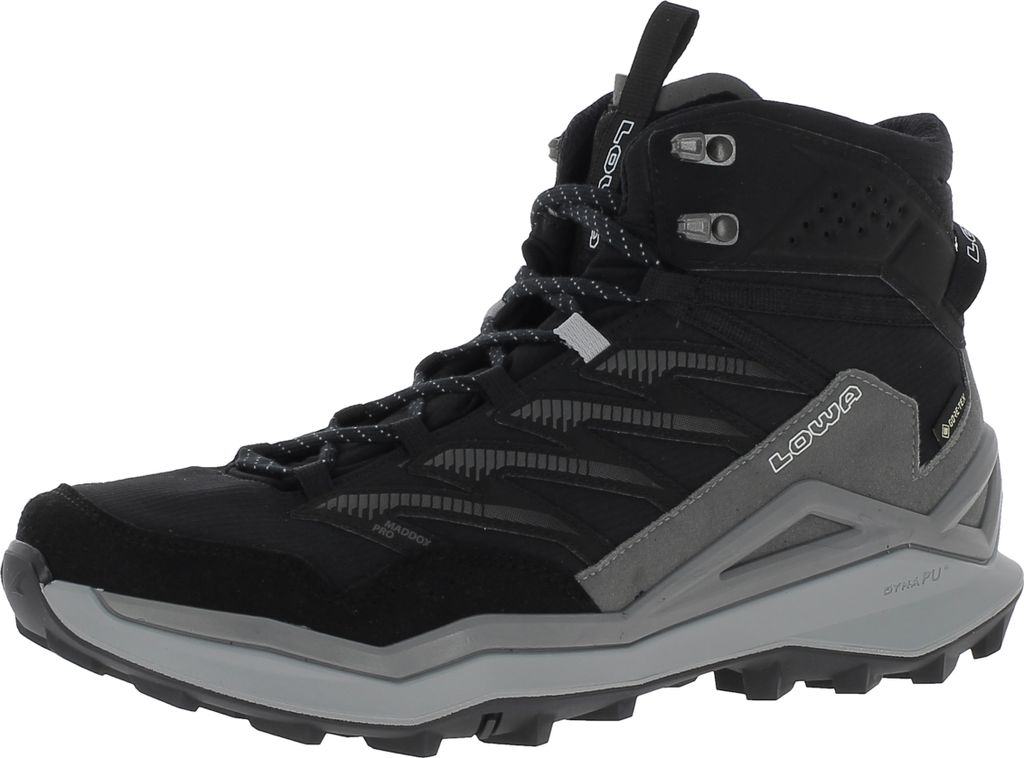 Lowa Herren Maddox Pro GTX WIDE Wanderstiefel schwarz/grau 48.5