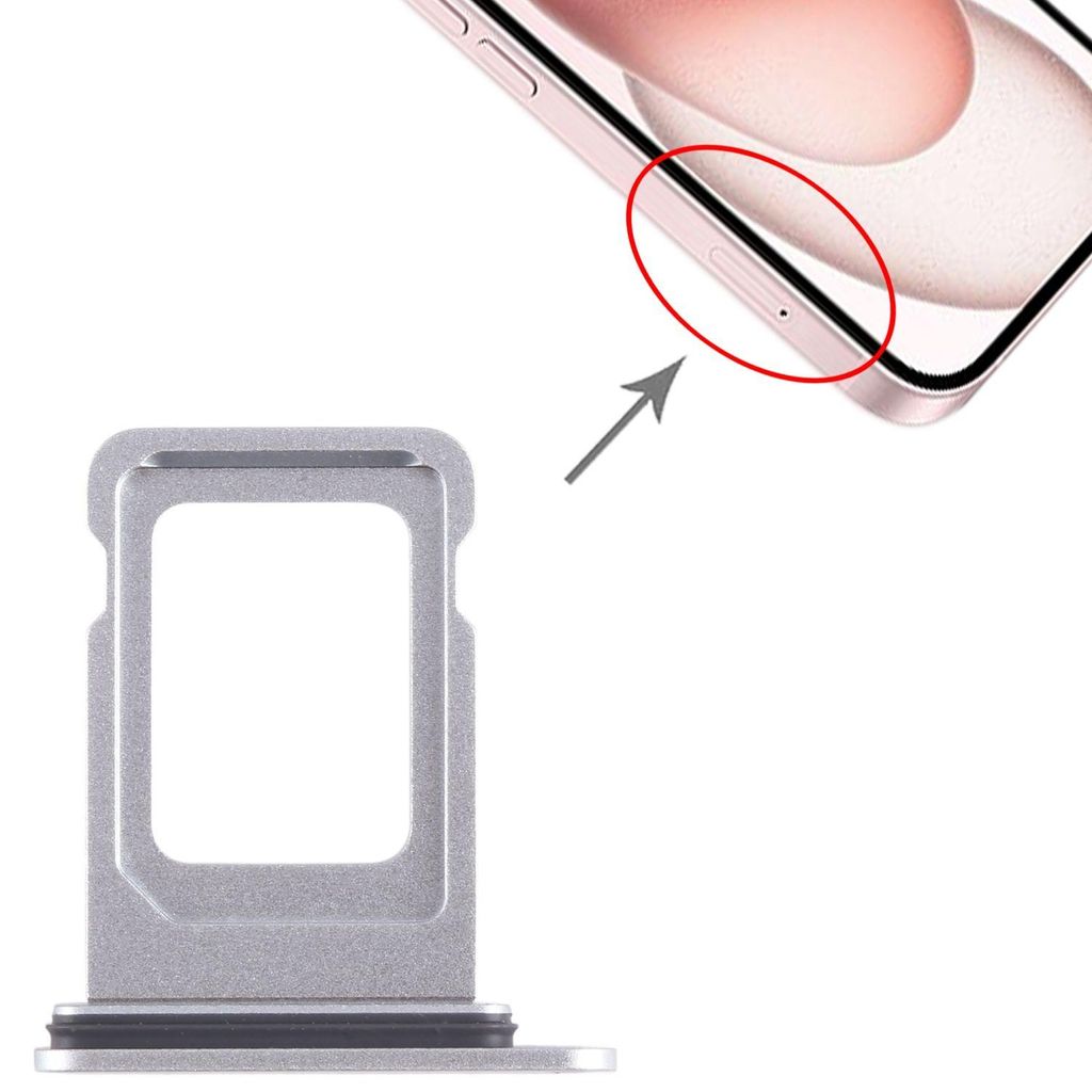 Vassoio per SIM + scheda SIM per Apple iPhone 15 Plus Parte Immagine del prodotto 