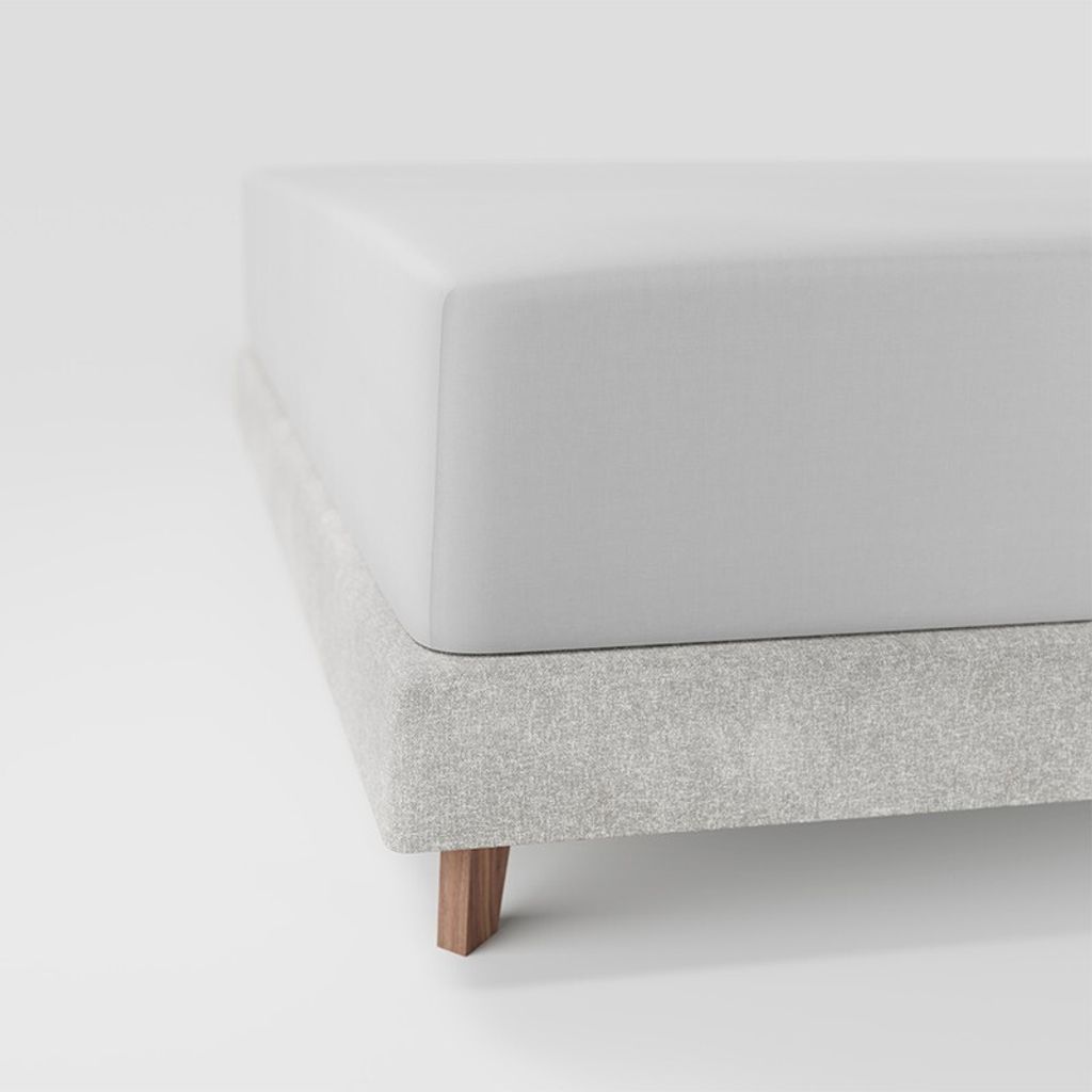 Satinbettlaken 90x200 aus Baumwolle mit Gummizug weiß Marke MR MATTRESS