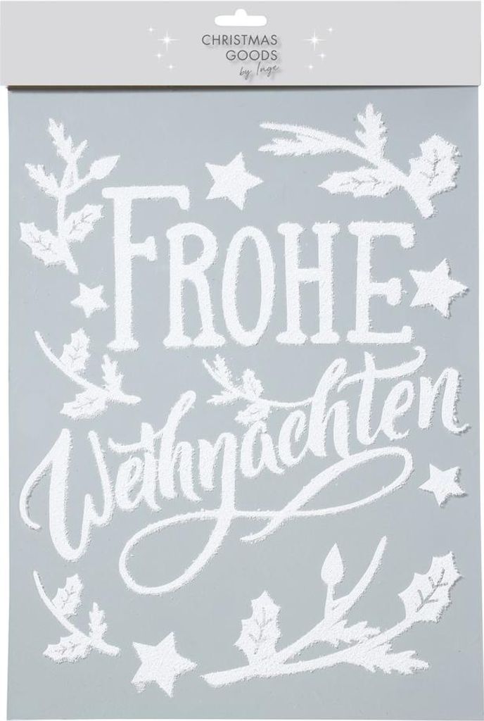 Fensterbild Frohe Weihnachten 40cm